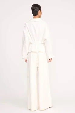 STAUD OPHELIA TOP   IVORY Sale