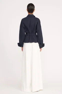 STAUD OPHELIA TOP   NAVY Outlet