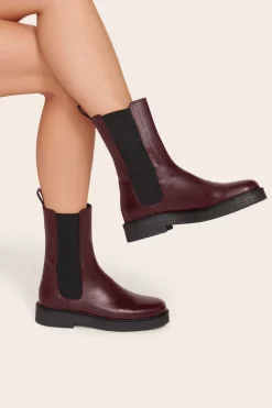 STAUD PALAMINO BOOT   PLUM Clearance