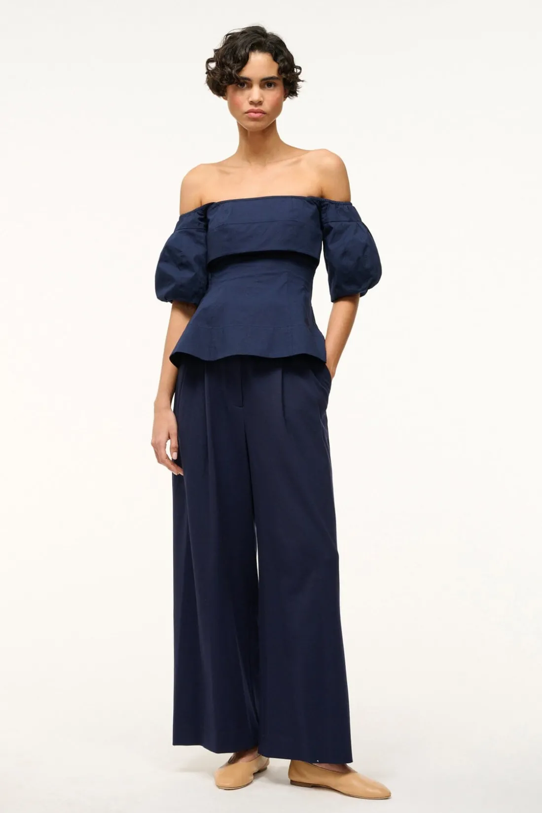 STAUD PALERMO TOP NAVY Best