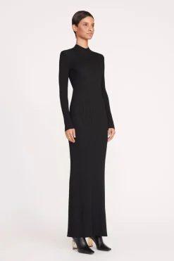 STAUD PALMIRA DRESS   BLACK Clearance