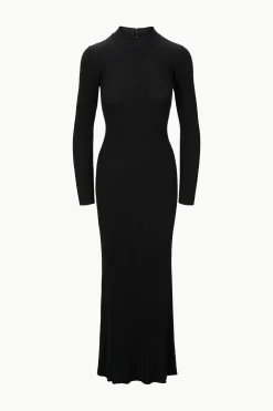 STAUD PALMIRA DRESS   BLACK Clearance