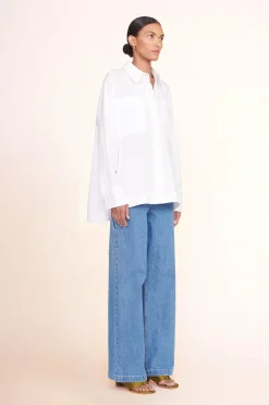STAUD PAYTON TOP   WHITE