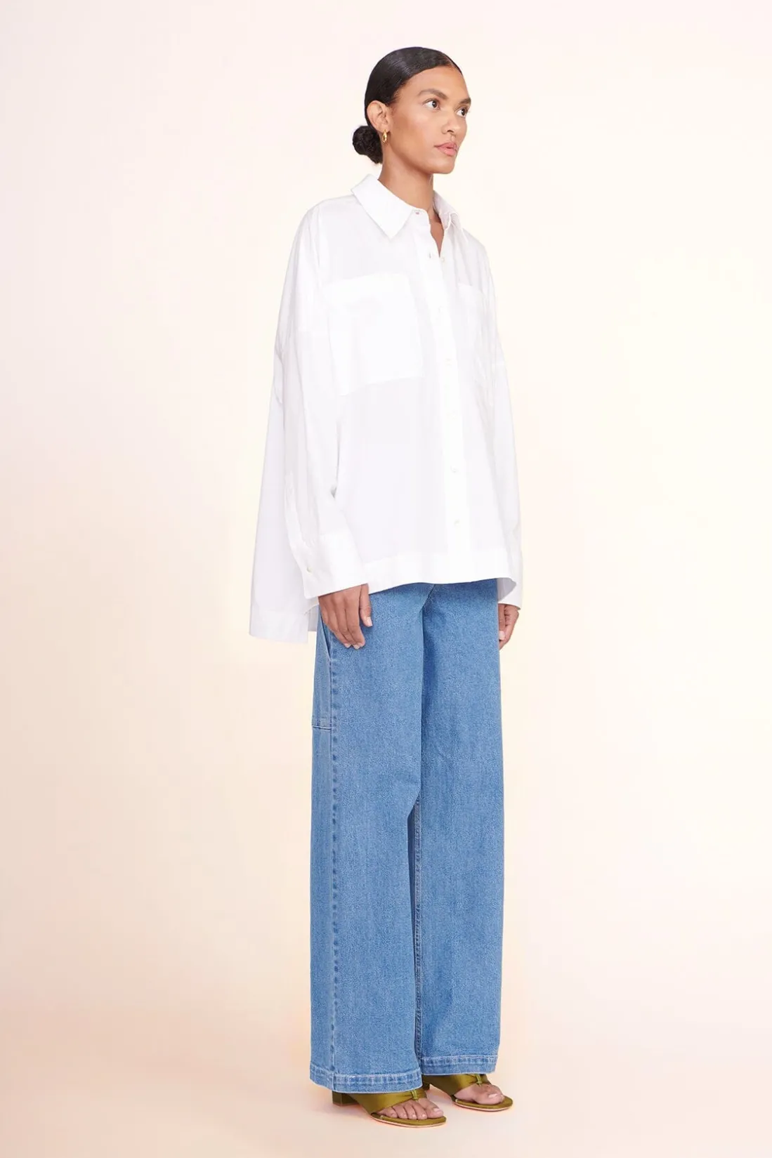 STAUD PAYTON TOP WHITE