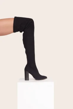 STAUD PAZ OVER THE KNEE BOOT   BLACK New
