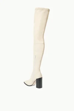 STAUD PAZ OVER THE KNEE BOOT   CREAM New