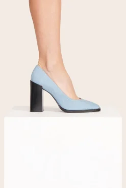 STAUD PAZ PUMP  DENIM BLUE DENIMBLUE New