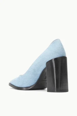 STAUD PAZ PUMP  DENIM BLUE DENIMBLUE New