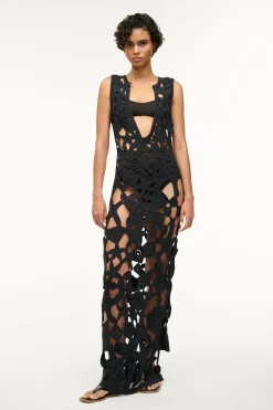 STAUD PELLEGRINO DRESS   BLACK Discount