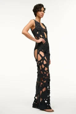 STAUD PELLEGRINO DRESS   BLACK Discount