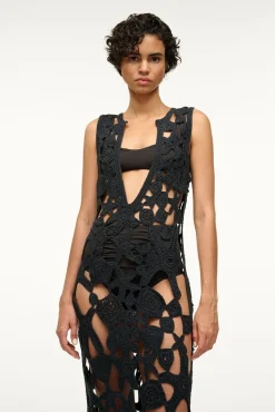 STAUD PELLEGRINO DRESS   BLACK Discount
