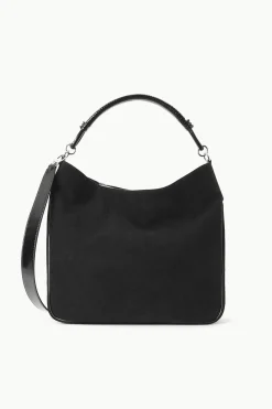 STAUD PERRY BAG   SUEDE BLACK New