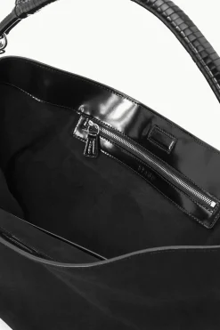 STAUD PERRY BAG   SUEDE BLACK New
