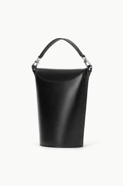 STAUD PHOEBE CONVERTIBLE BUCKET BAG   BLACK New