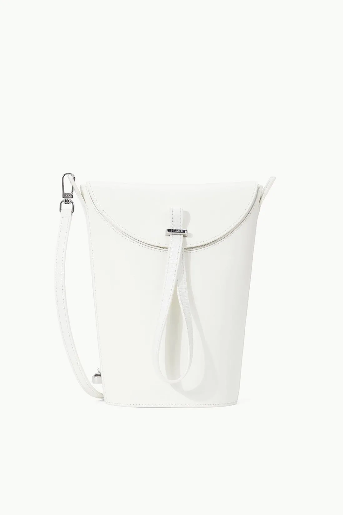 STAUD PHOEBE CONVERTIBLE BUCKET BAG PAPER Sale