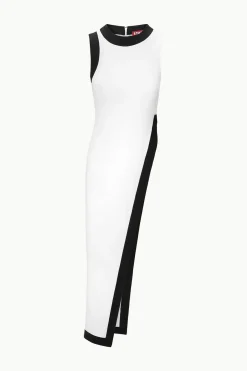 STAUD POINTER COVERUP TOP WHITE BLACK WHITEBLACK Best