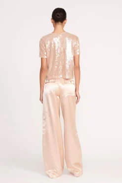 STAUD QUINCY TOP   BEIGE New
