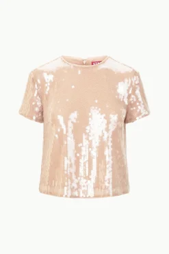 STAUD QUINCY TOP   BEIGE New