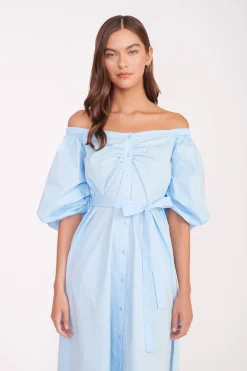 STAUD REESE DRESS  FRENCH BLUE FRENCHBLUE Online