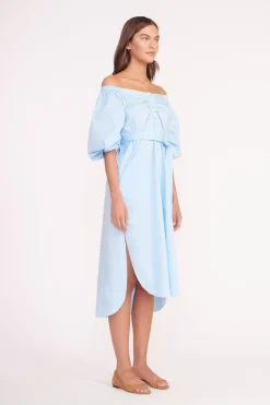 STAUD REESE DRESS  FRENCH BLUE FRENCHBLUE Online