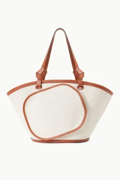 STAUD REPLAY TOTE  NATURAL TAN NATURALTAN