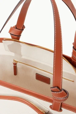 STAUD REPLAY TOTE  NATURAL TAN NATURALTAN