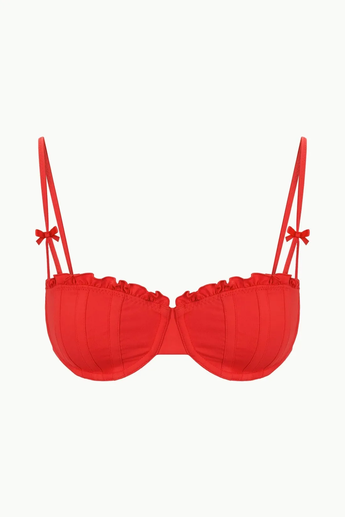 STAUD RHETT BIKINI TOP RED ROSE REDROSE Hot