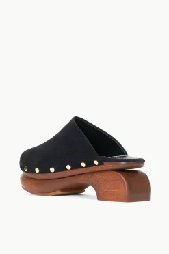 STAUD RHODES CLOG   BLACK Outlet
