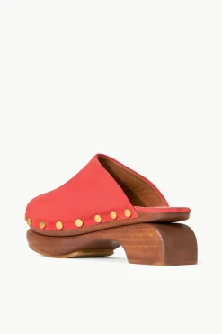STAUD RHODES CLOG  RED ROSE REDROSE Outlet