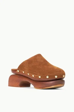 STAUD RHODES CLOG   TAN Discount