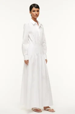 STAUD ROCCO DRESS   WHITE Online