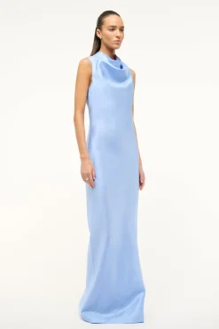 STAUD ROCHELLE DRESS   PERIWINKLE Hot