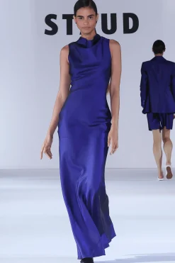 STAUD ROCHELLE DRESS   VIOLET Hot
