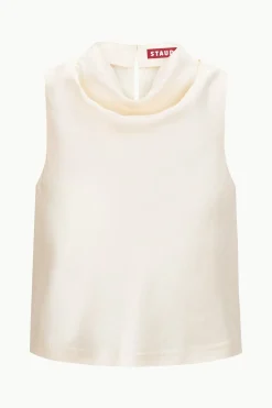 STAUD ROCHELLE TOP   IVORY Best