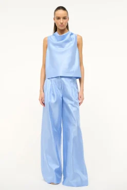 STAUD ROCHELLE TOP   PERIWINKLE Discount