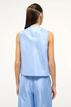 STAUD ROCHELLE TOP   PERIWINKLE Discount