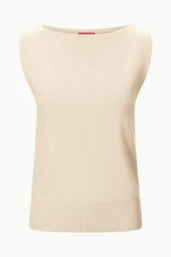 STAUD ROCKI SWEATER   CAMEL Sale