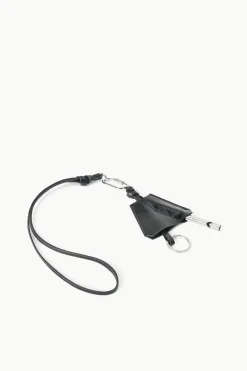 STAUD SAFETY WHISTLE KEY FOB   BLACK New