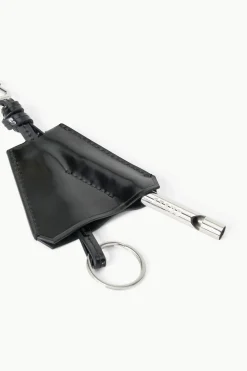 STAUD SAFETY WHISTLE KEY FOB   BLACK New