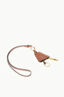 STAUD SAFETY WHISTLE KEY FOB   TAN Best