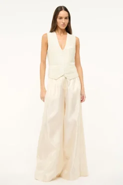 STAUD SASHA PANT   IVORY Best