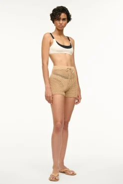 STAUD SAVOCA COVERUP SHORT   NATURAL