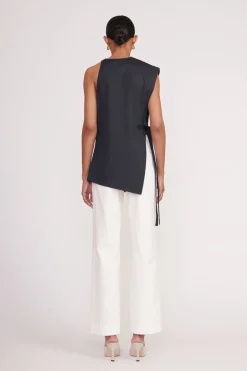 STAUD SAWYER TOP   BLACK Sale