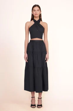 STAUD SEA SKIRT BLACK Hot