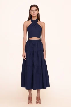 STAUD SEA SKIRT   NAVY