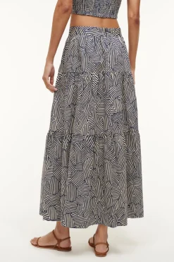 STAUD SEA SKIRT  NAVY MOSAIC NAVYMOSAIC Hot