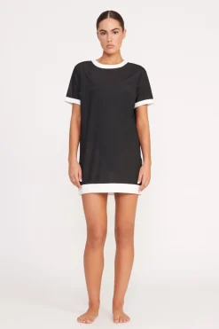 STAUD SELAH DRESS  BLACK WHITE BLACKWHITE New