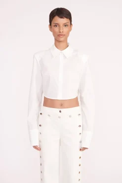 STAUD SENECA TOP   WHITE Discount