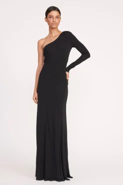 STAUD SERENA DRESS   BLACK Outlet