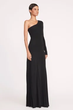 STAUD SERENA DRESS   BLACK Outlet